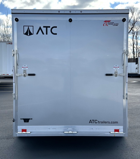 New ATC 7x14 Sto 400 Aluminum Enclosed Cargo Trailer 7' Height, Aluminum Wheels