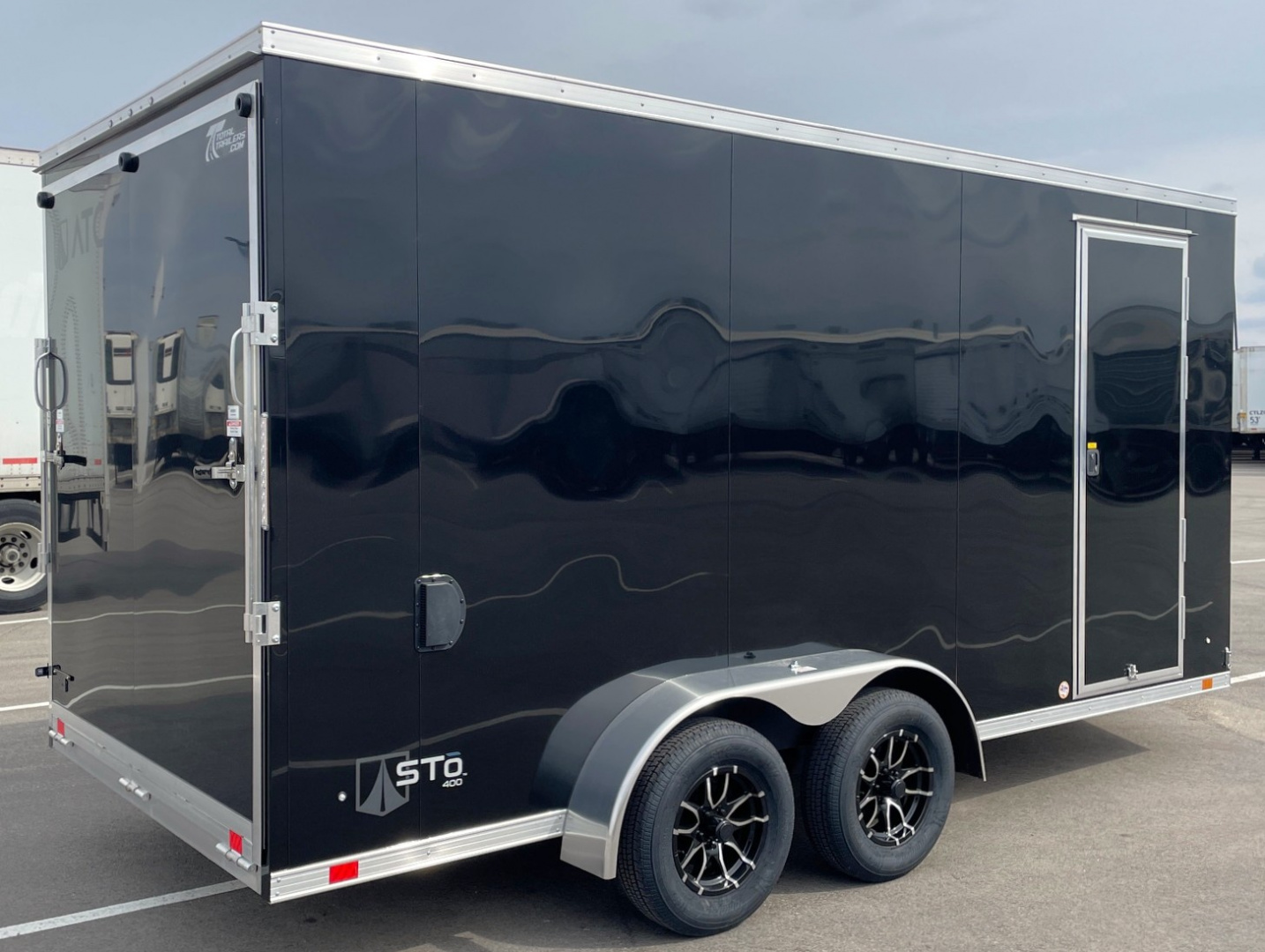 New ATC STo 400 Aluminum 7x16 Enclosed Cargo Trailer, Screwless, Torsion Axles