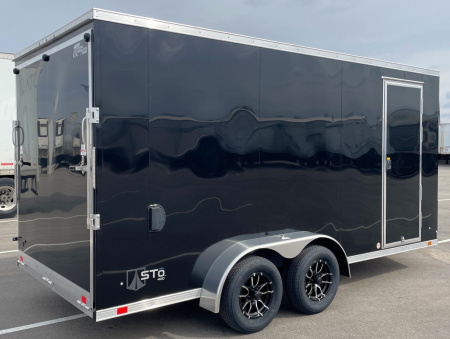 New ATC STo 400 Aluminum 7x16 Enclosed Cargo Trailer, Screwless, Torsion Axles