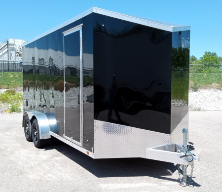 New ATC STo 400 Aluminum 7x16 Enclosed Cargo Trailer, Screwless, Torsion Axles