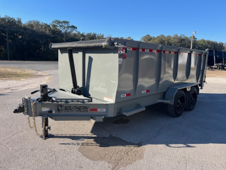 New 2026 Southern Utility 7 X 16 16K DUMP W/ 4 FOOT SIDES