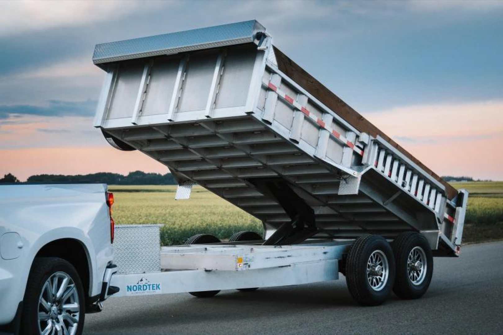 New 2025 Nordtek Trailers 82x14 All Aluminum Heavy Duty Dump Trailer