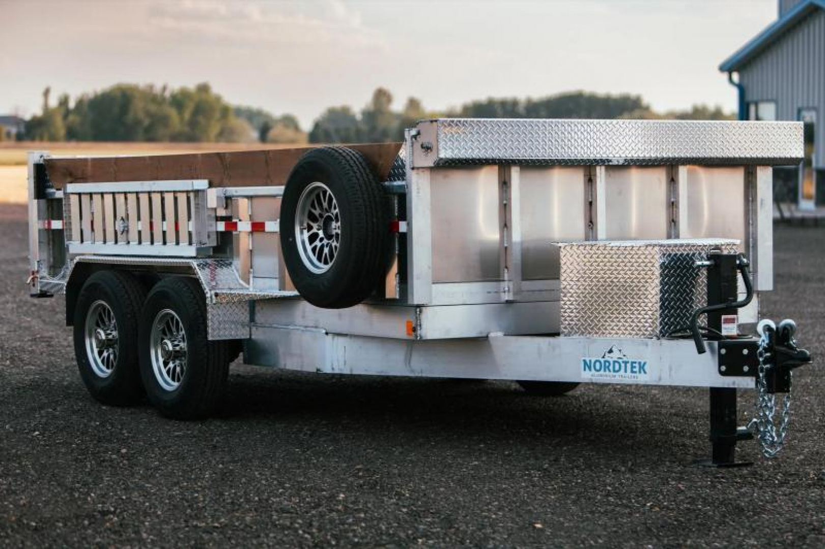 New 2025 Nordtek Trailers 82x14 All Aluminum Heavy Duty Dump Trailer