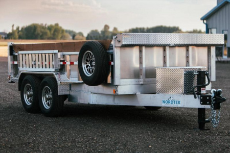 New 2025 Nordtek Trailers 82x14 All Aluminum Heavy Duty Dump Trailer