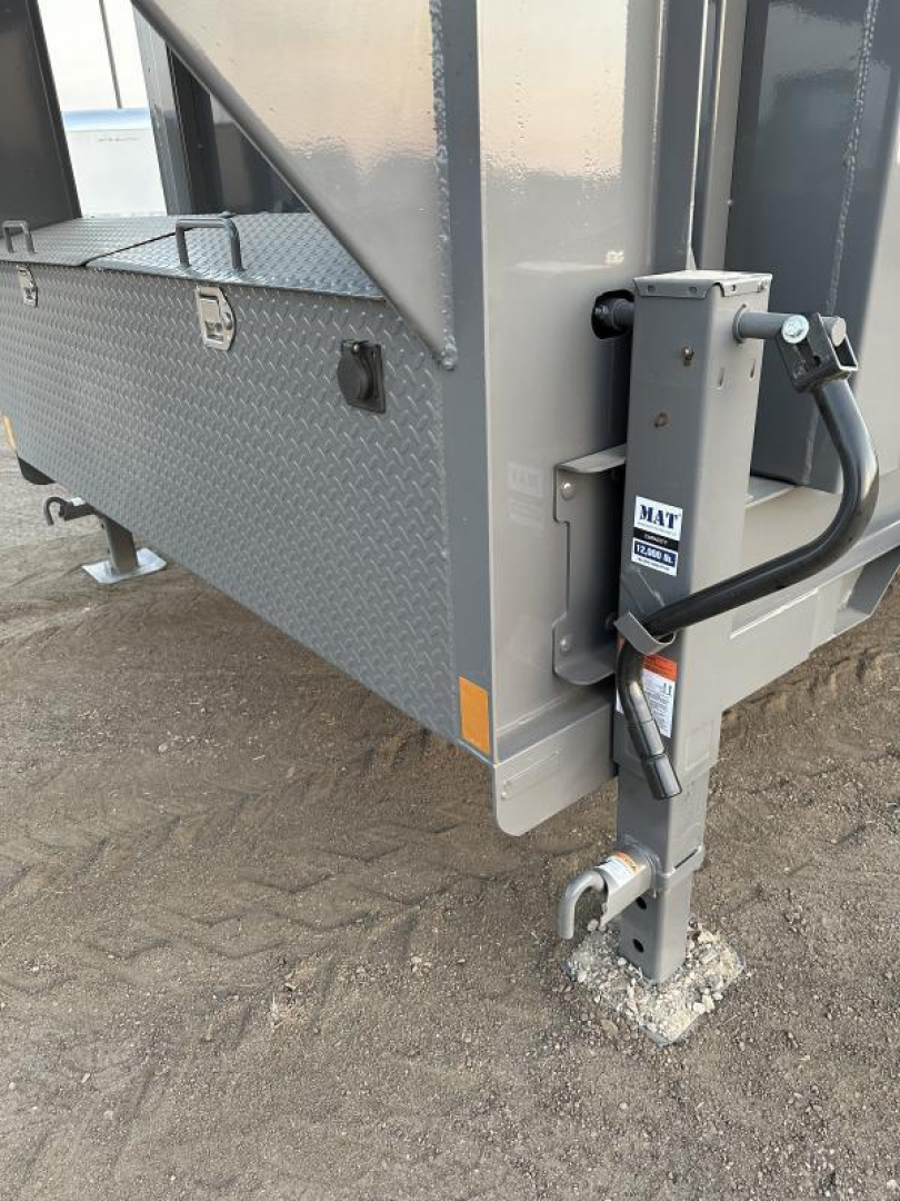 New 2025 Delco Trailers 83x16 Dump Trailer 4' sides