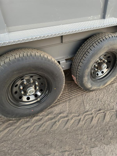 New 2025 Delco Trailers 83x16 Dump Trailer 4' sides