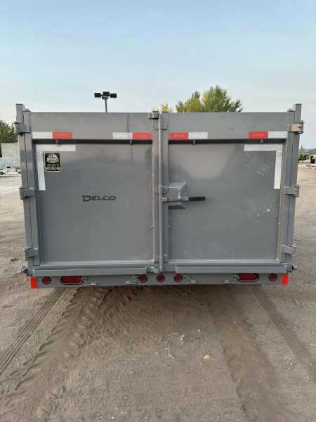 New 2025 Delco Trailers 83x16 Dump Trailer 4' sides