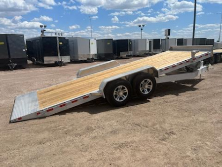New 2025 Nordtek Trailers All Aluminum 22' Full Tilt Equipment Trailer 14,000#GVWR Hydraulic Jack Equipment Trailer w/ Wireless remote