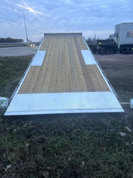 New Nordtek Trailers All Aluminum 102x 24' Deckover Full Tilt Equipment Trailer 14,000 GVWR  Equipment Trailer