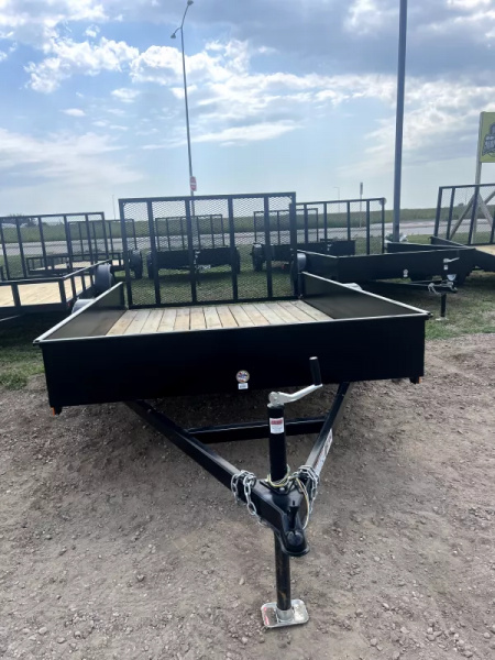 New 2024 80 x10 Teske Manufacturing  Utility Trailer w/ Aluminum Wheels