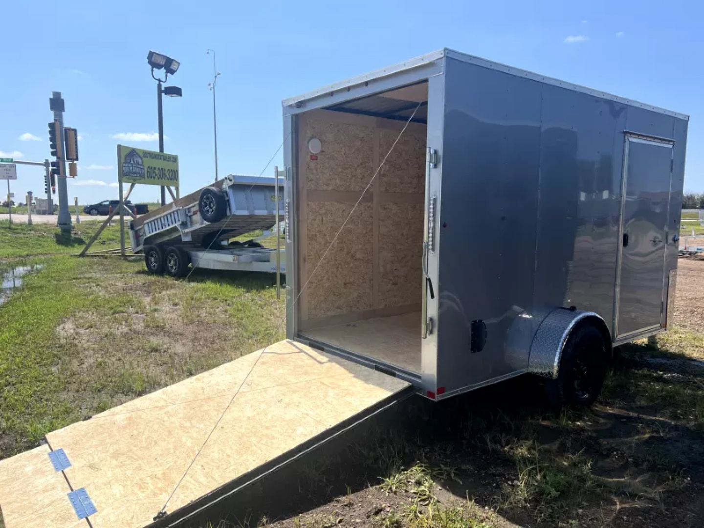 New Carry-On 6x12 Enclosed Cargo Trailer w/ ramp door/ extra height  Cargo / Enclosed Trailer