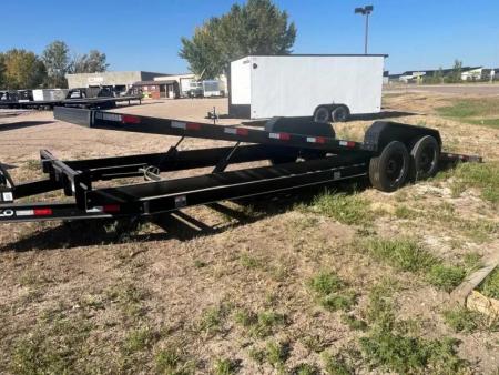 New 2024 Delco Trailers 24FT. FULL POWER TILT 8K AXLES! Tilt Trailer