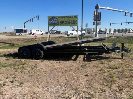 New 2024 Delco Trailers 24FT. FULL POWER TILT 8K AXLES! Tilt Trailer