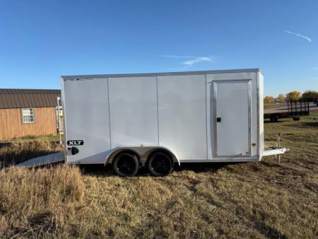 New 2026 Alcom-Stealth 7x16 All Aluminum Cargo / Enclosed Trailer