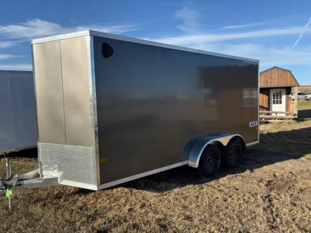 New 2026 Alcom-Stealth 7x16 All Aluminum Cargo / Enclosed Trailer