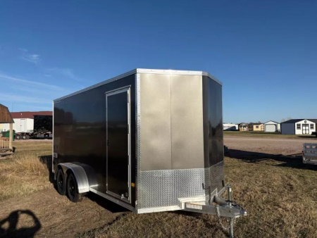 New 2026 Alcom-Stealth 7x16 All Aluminum Cargo / Enclosed Trailer