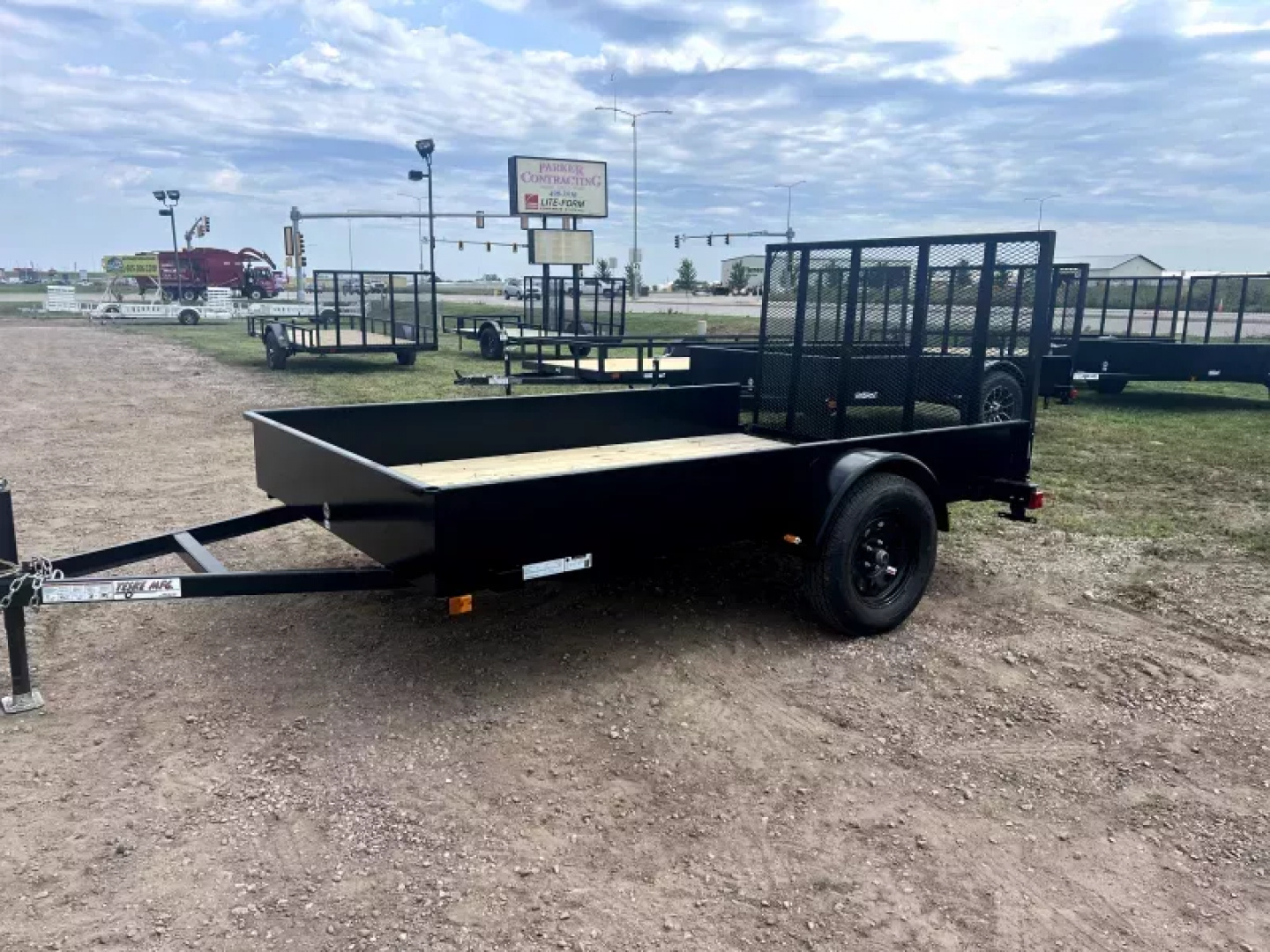 New 2024 80"x10 Teske Manufacturing  Utility Trailer