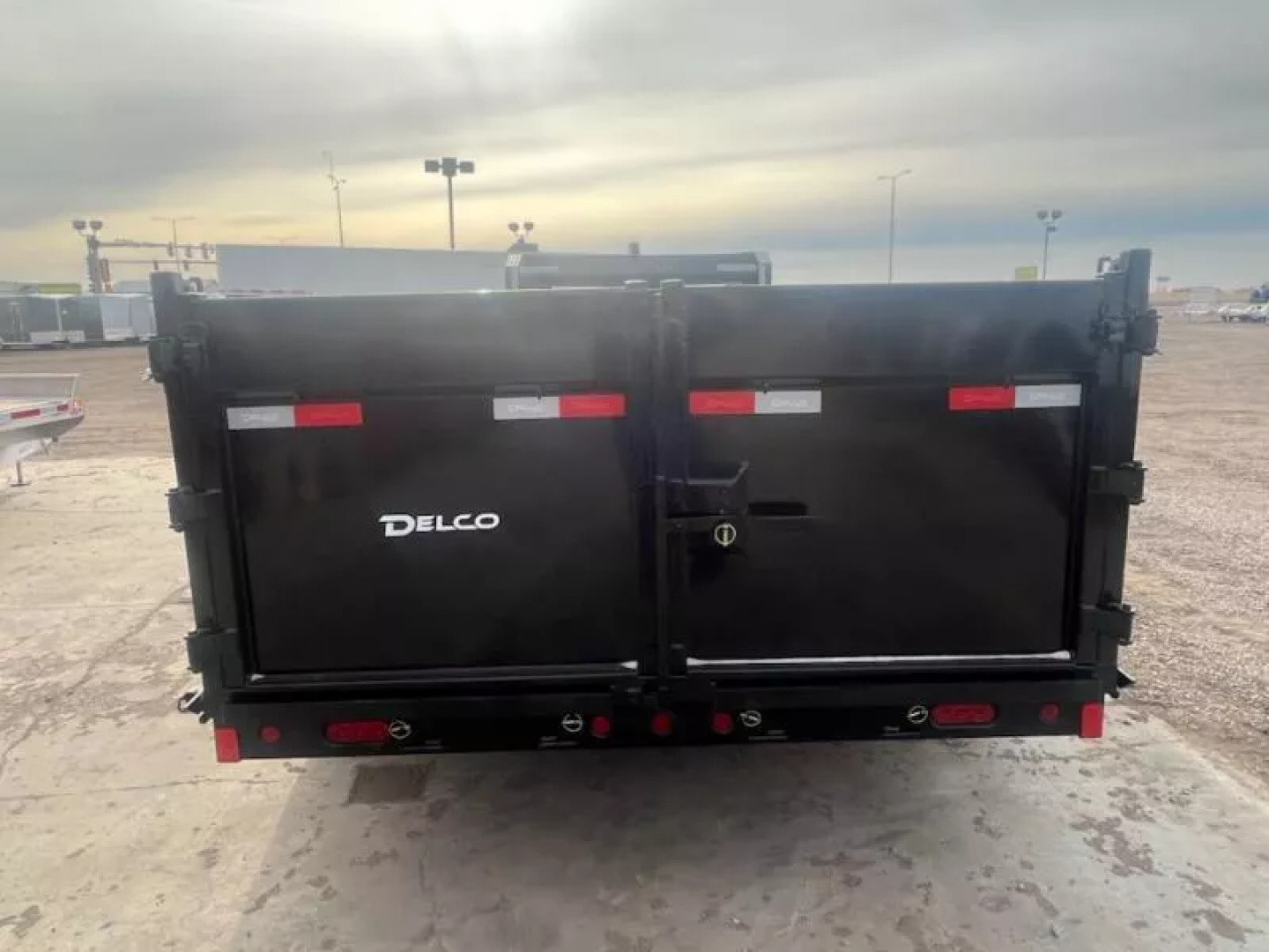 New NEW Delco Gooseneck 83x16 Dump Trailer w/ 3 ft sides