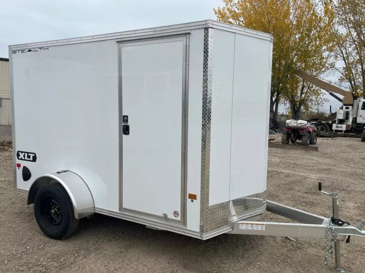 New 2026 Alcom-Stealth 6x10 All Aluminum Cargo / Enclosed Trailer