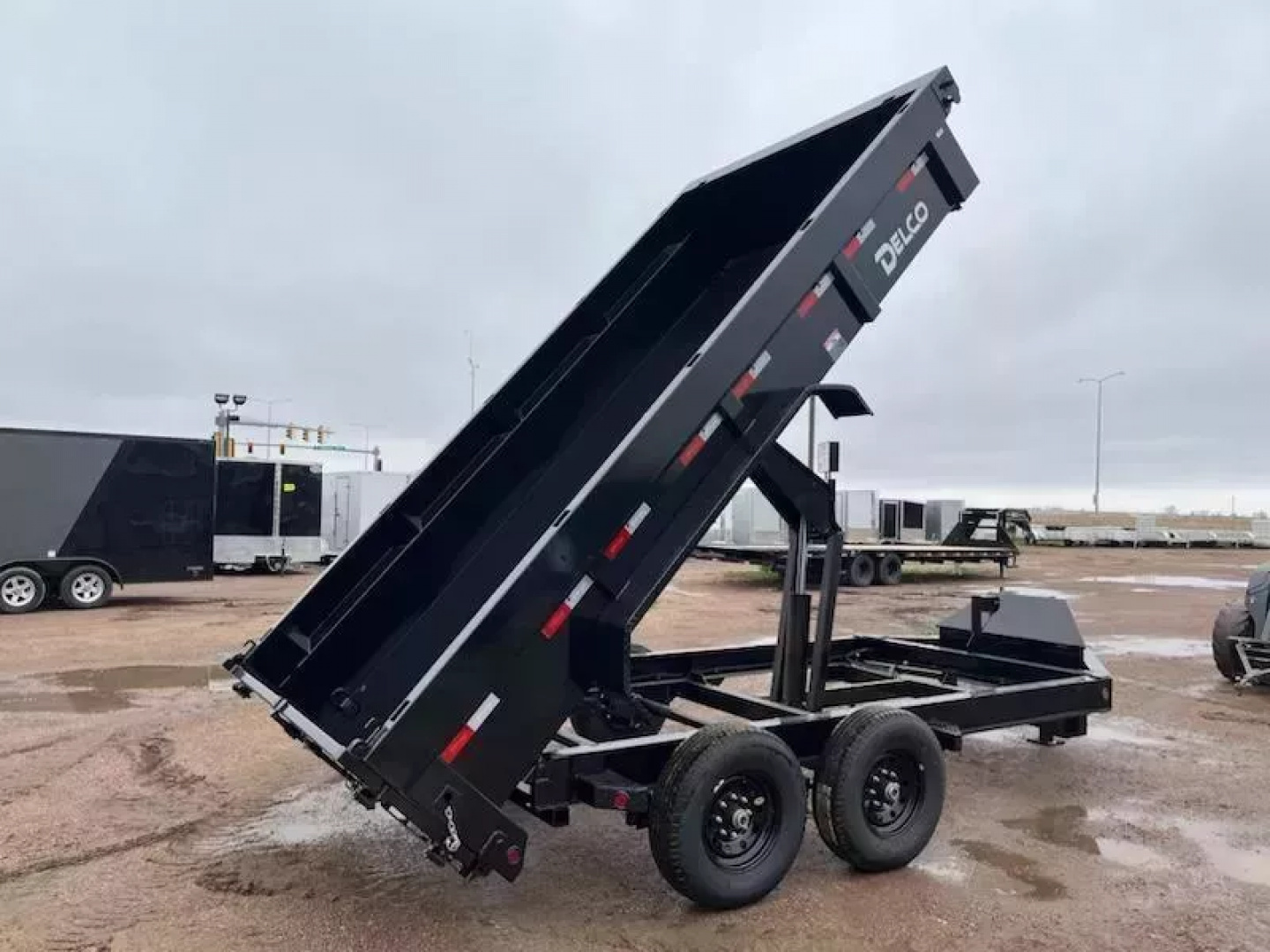 New 2026 Delco Trailers 83x14 Dump Trailer WITH HYDRAULIC JACK OPTION
