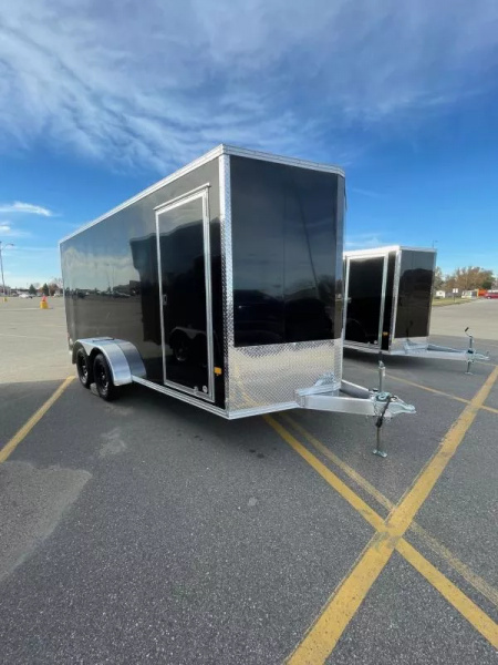 New 2026 Alcom-Stealth 7x16 All Aluminum Cargo / Enclosed Trailer