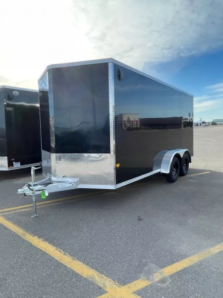 New 2026 Alcom-Stealth 7x16 All Aluminum Cargo / Enclosed Trailer