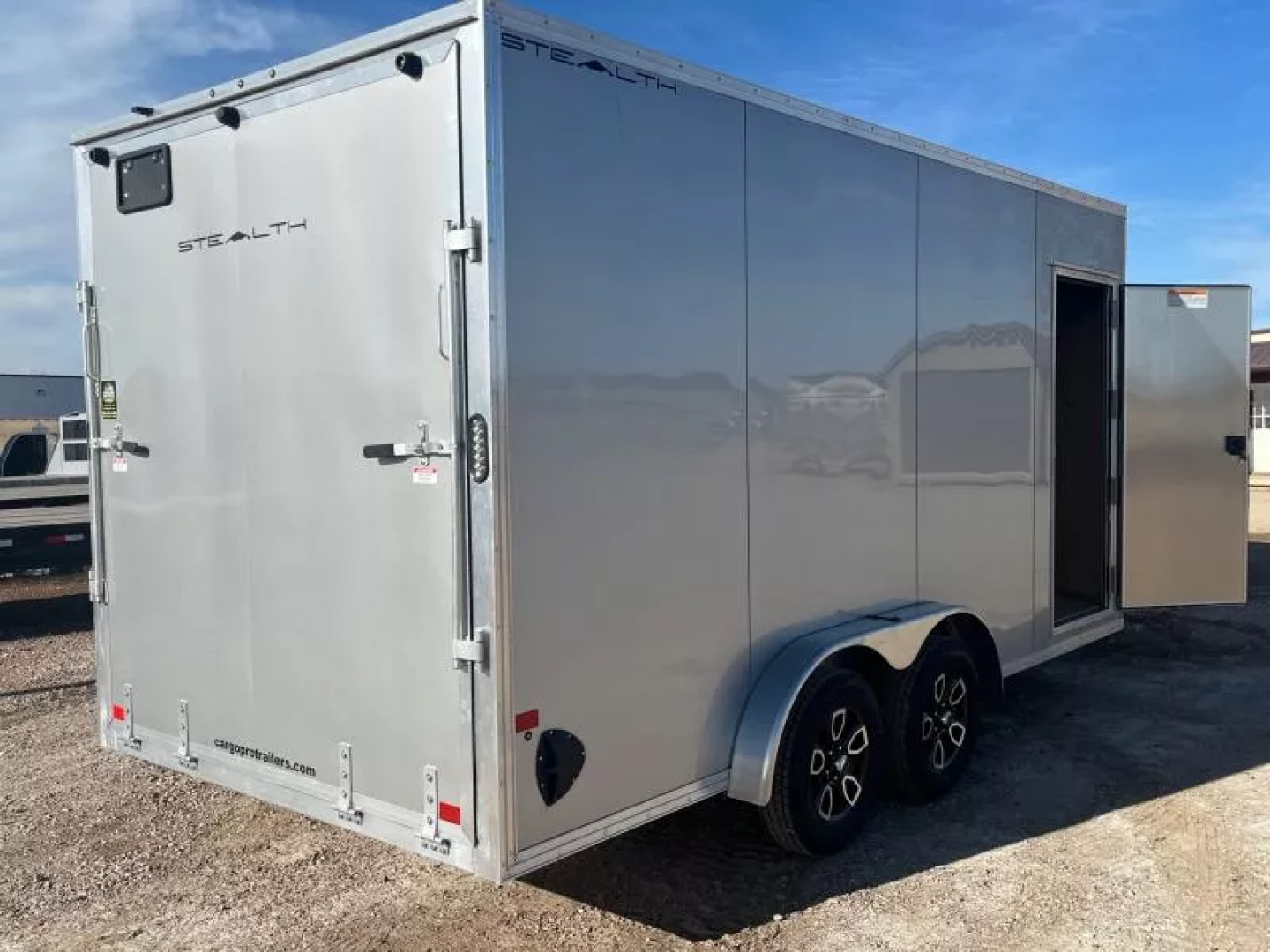 New 2026 Alcom-Stealth 7.5 X 16 UTV Cargo / Enclosed Trailer