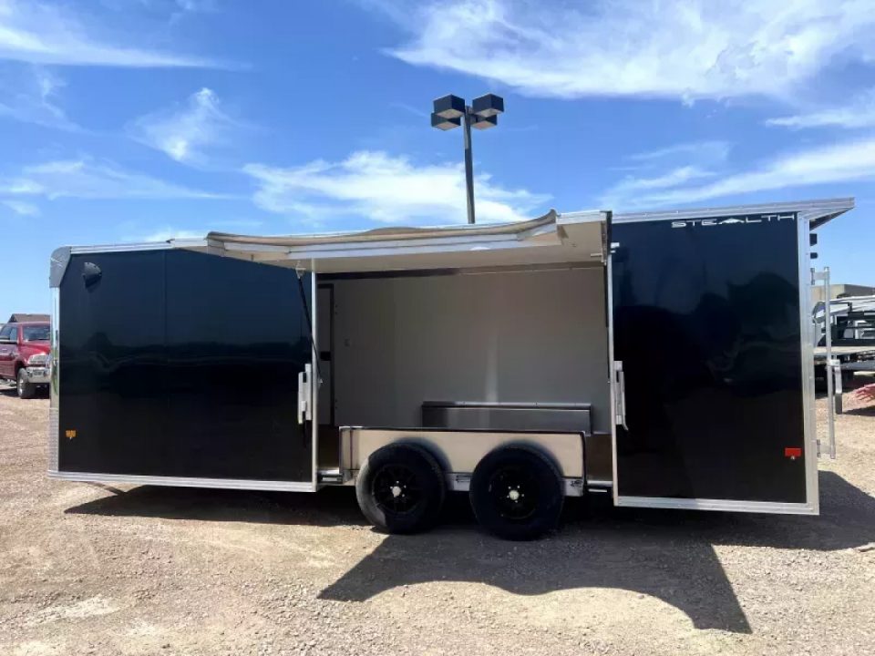 New 2025 ALCOM 8.5x20 All Aluminum Car Hauler Low profile - escape door Car / Racing Trailer