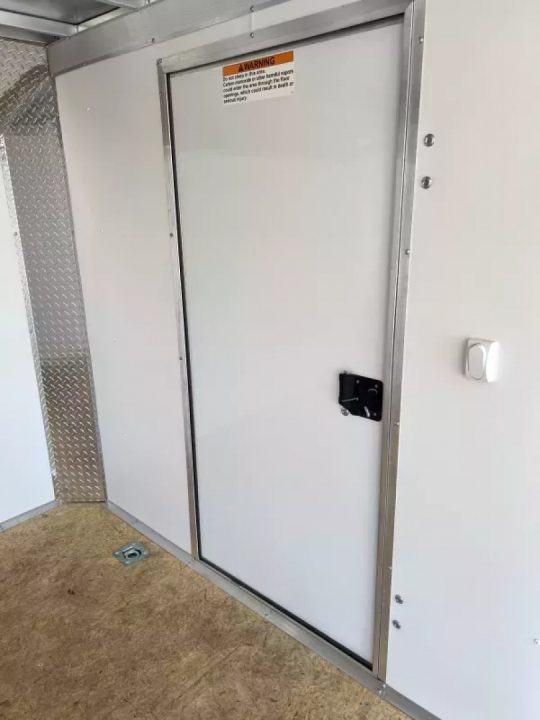 New 2025 ALCOM 8.5x20 All Aluminum Car Hauler Low profile - escape door Car / Racing Trailer