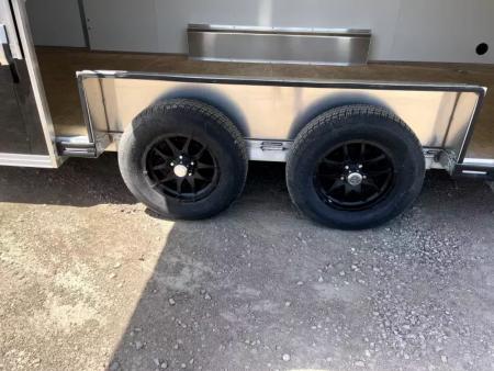 New 2025 ALCOM 8.5x20 All Aluminum Car Hauler Low profile - escape door Car / Racing Trailer