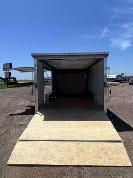 New 2025 ALCOM 8.5x20 All Aluminum Car Hauler Low profile - escape door Car / Racing Trailer