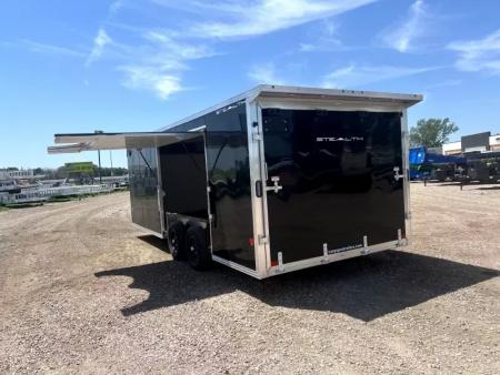 New 2025 ALCOM 8.5x20 All Aluminum Car Hauler Low profile - escape door Car / Racing Trailer