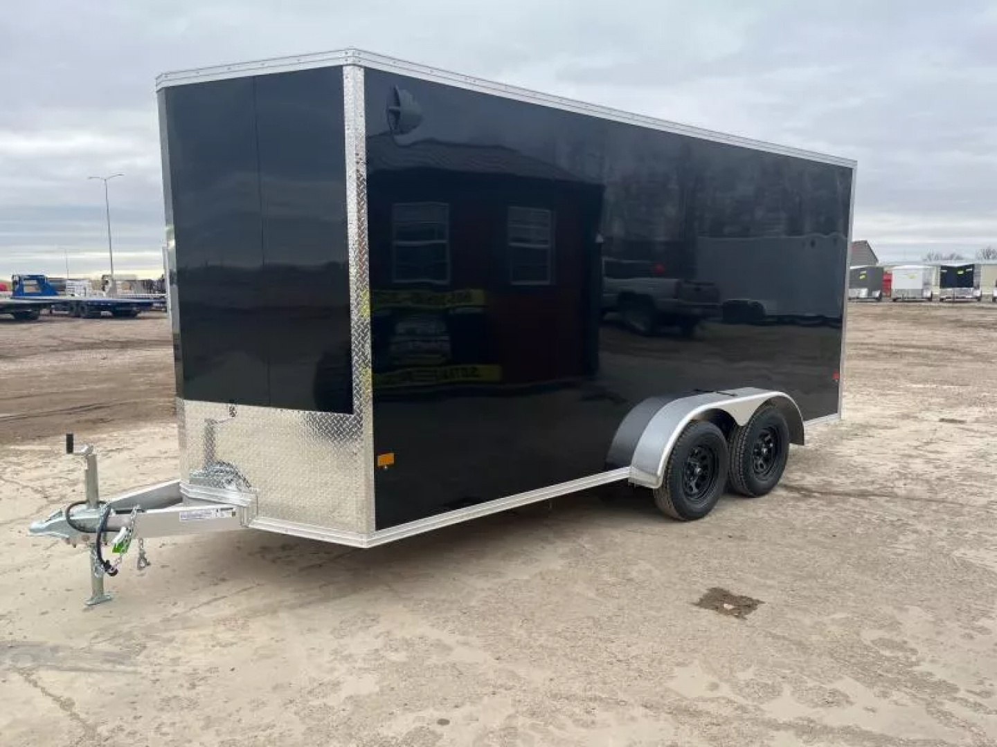 New 2026 Alcom-Stealth 7x16 All Aluminum Cargo / Enclosed Trailer