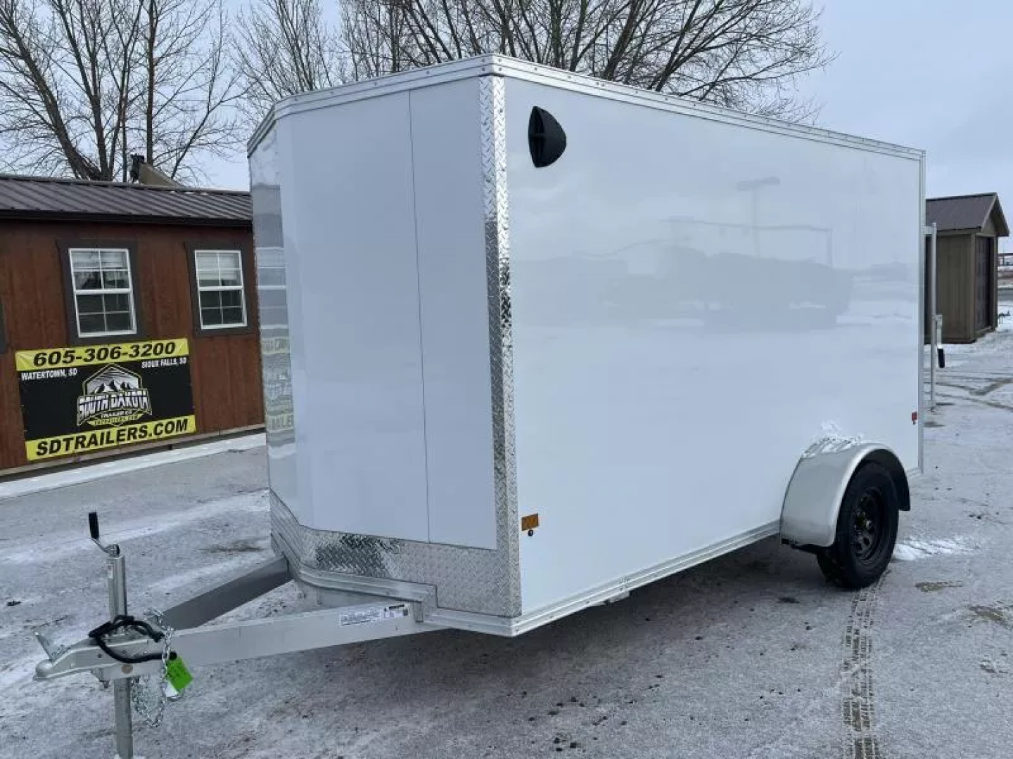 New 2026 Alcom-Stealth 6x12 All Aluminum Cargo / Enclosed Trailer
