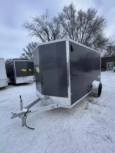 New 2026 Alcom-Stealth 6x12 All Aluminum Cargo / Enclosed Trailer