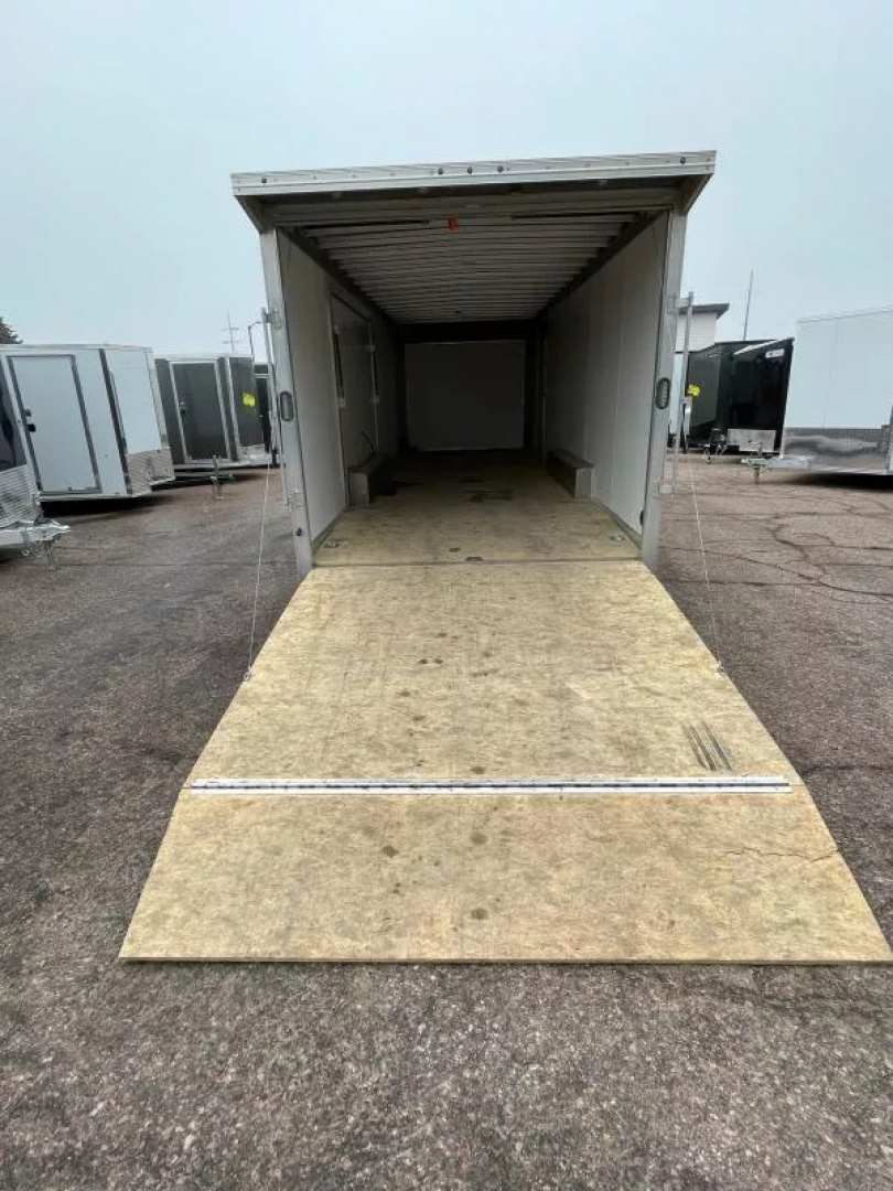 Used 2023 Alcom-Stealth 8.5 x 24 Aluminum Frame Premium Enclosed Trailer Car Trailer / Cargo Trailer