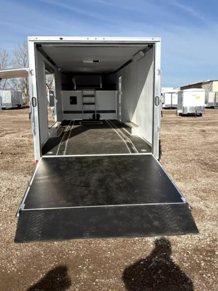 Used 2024 ALCOM PREMIUM 34FT ALCOM ALL ALUMINUM PREMIUM ENCLOSED CAR HAULER Cargo / Enclosed Trailer