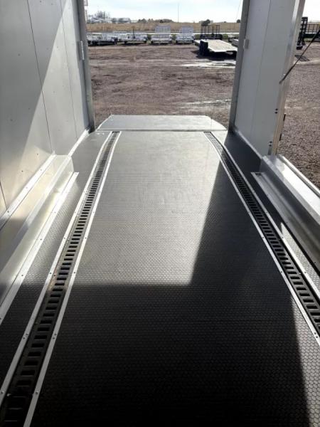 Used 2024 ALCOM PREMIUM 34FT ALCOM ALL ALUMINUM PREMIUM ENCLOSED CAR HAULER Cargo / Enclosed Trailer