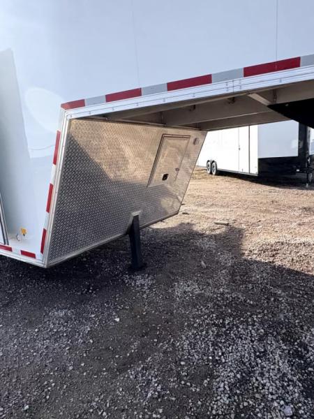 Used 2024 ALCOM PREMIUM 34FT ALCOM ALL ALUMINUM PREMIUM ENCLOSED CAR HAULER Cargo / Enclosed Trailer