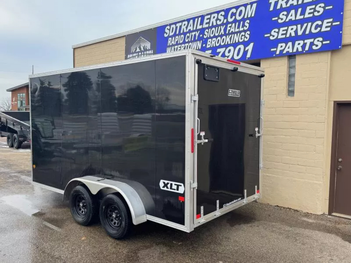 New 2026 Alcom-Stealth 7x14 All Aluminum Cargo / Enclosed Trailer
