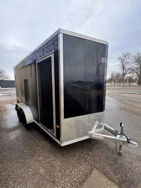 New 2026 Alcom-Stealth 7x14 All Aluminum Cargo / Enclosed Trailer