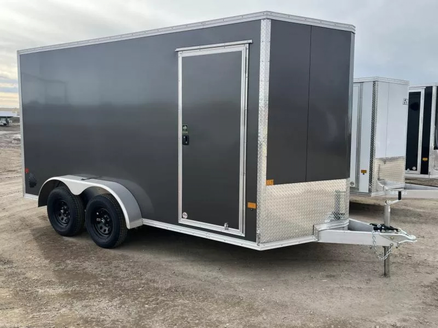 New 2026 Alcom-Stealth 7x14 All Aluminum Cargo / Enclosed Trailer