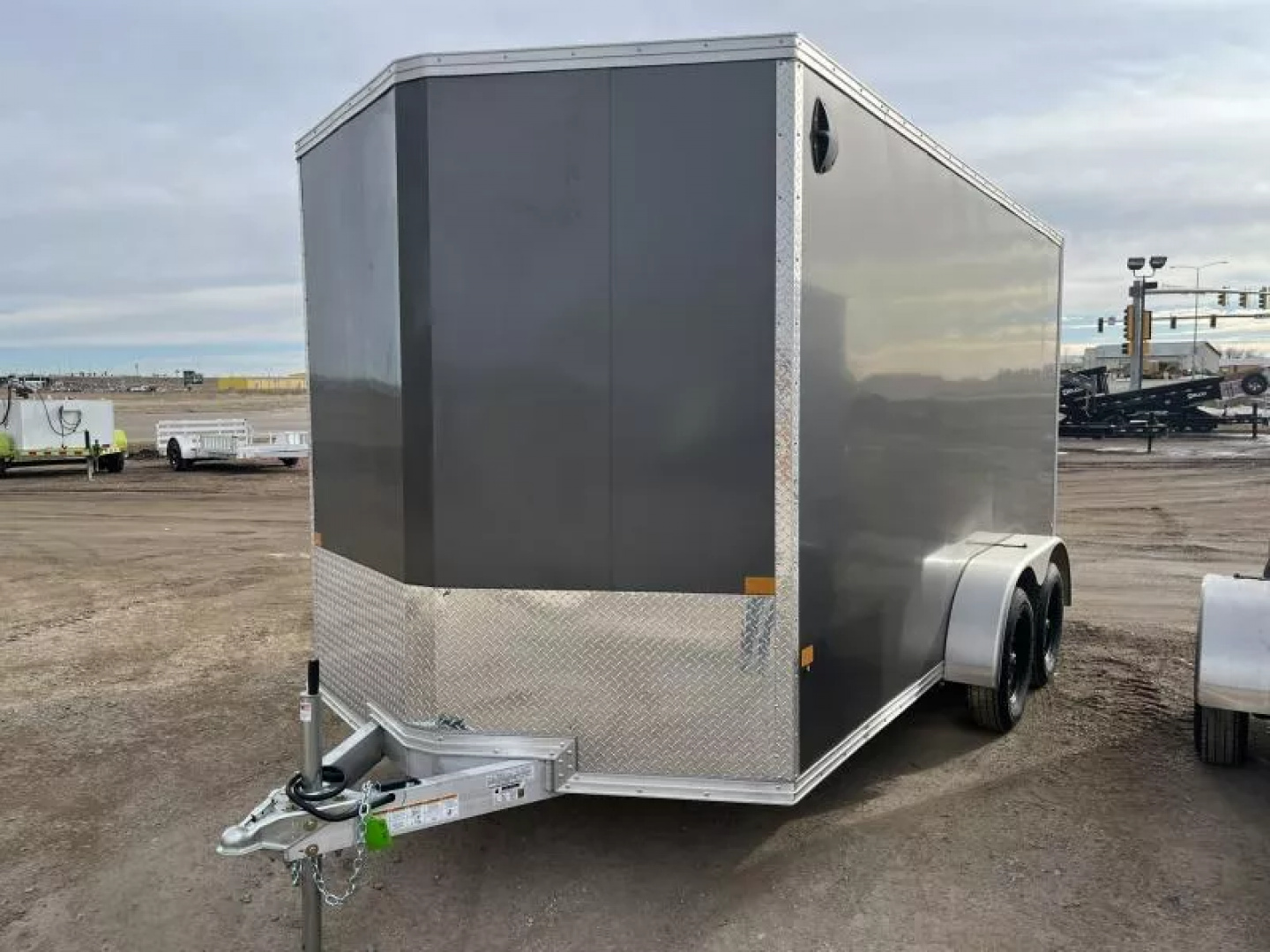 New 2026 Alcom-Stealth 7x14 All Aluminum Cargo / Enclosed Trailer