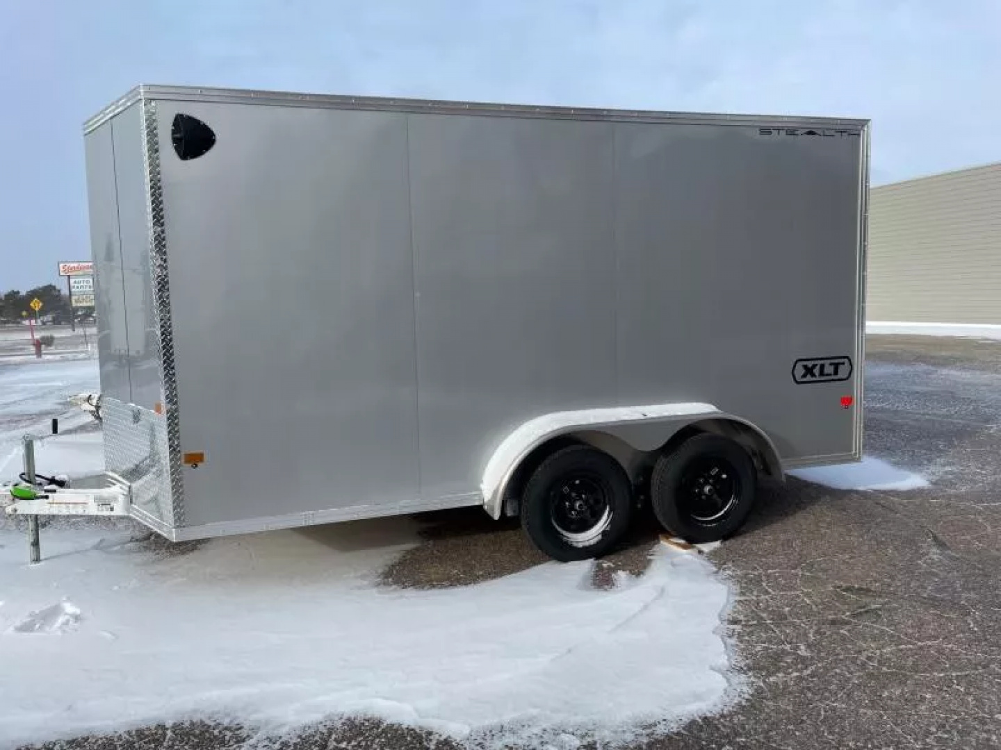 New 2026 Alcom-Stealth New 2025 Alcom 7x14 All aluminum ~ 4 year warranty  Cargo / Enclosed Trailer