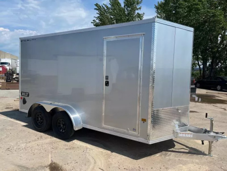 New 2026 Alcom-Stealth New 2025 Alcom 7x14 All aluminum ~ 4 year warranty  Cargo / Enclosed Trailer