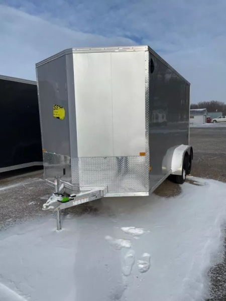 New 2026 Alcom-Stealth New 2025 Alcom 7x14 All aluminum ~ 4 year warranty  Cargo / Enclosed Trailer