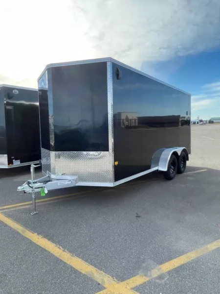 New 2026 Alcom-Stealth 7x16 All Aluminum Cargo / Enclosed Trailer