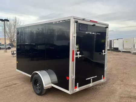 New 2026 Alcom-Stealth 6x12 All Aluminum Cargo / Enclosed Trailer