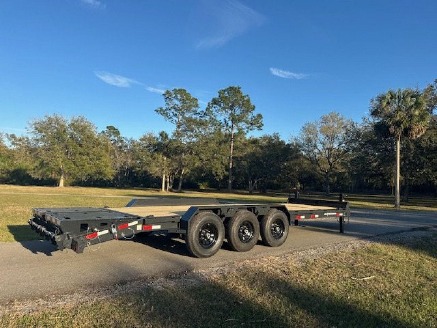 New 2026 Hillcrest Trailers 21K 21+3 Heavy Duty Tri-Axle Equipment Trailer