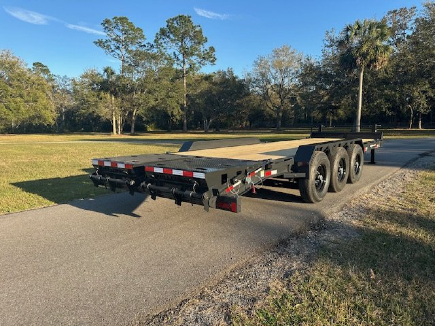 New 2026 Hillcrest Trailers 21K 21+3 Heavy Duty Tri-Axle Equipment Trailer